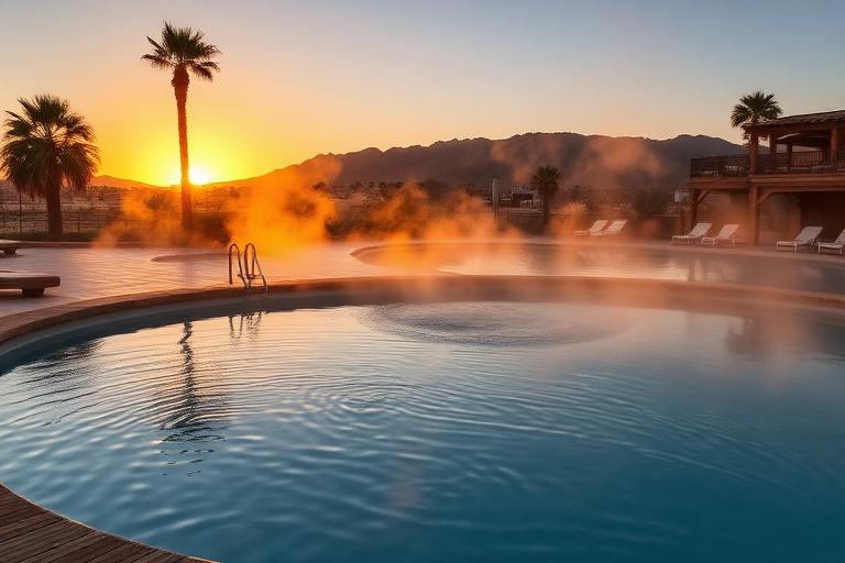 Mineral Rich Desert Hot Springs